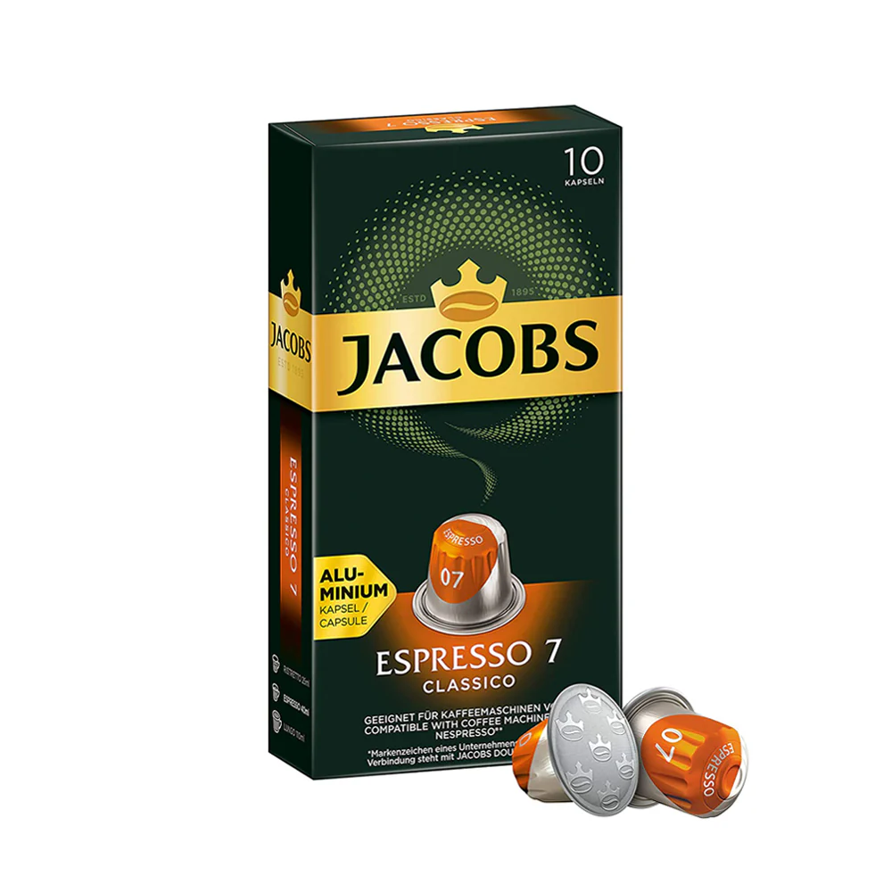 Jacobs Nespresso Pods Espresso 07 Classico-10 capsules