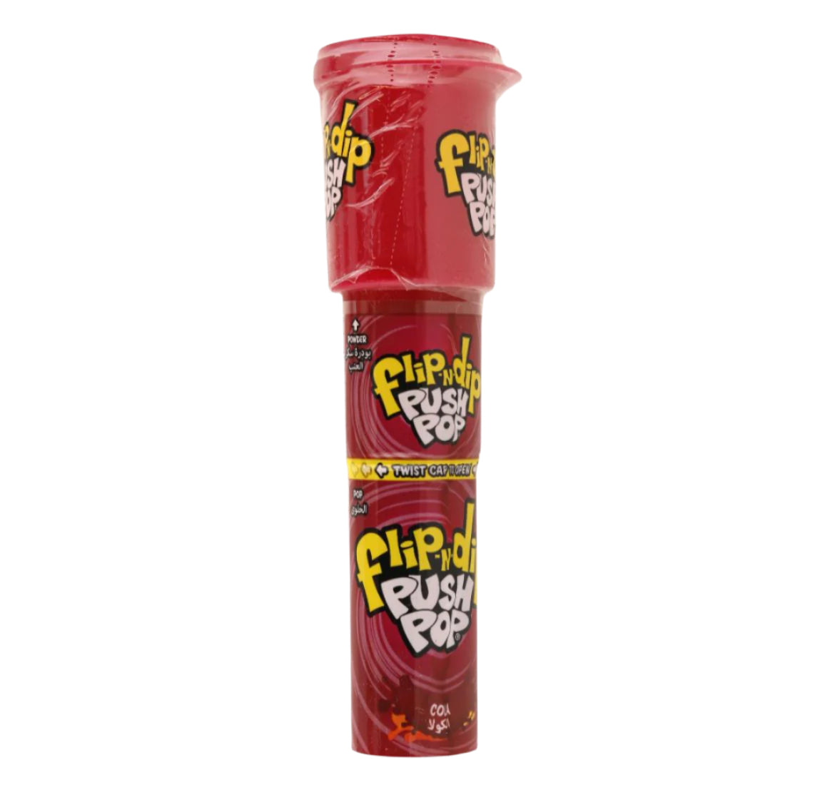 Bazooka Flip-N-Dip Push Pop Cola 25g