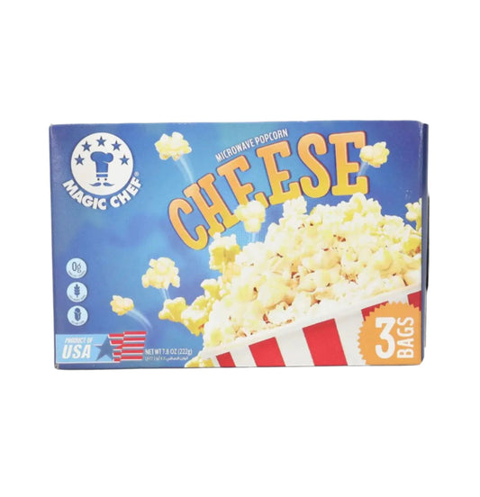 Magic Chef Microwave Popcorn Cheese 222g (3 Bags)