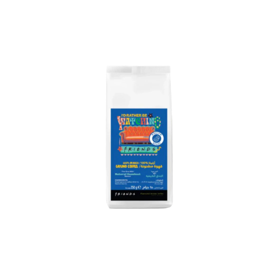 Friends Natural Hazelnut Flavor Ground Coffee 100% Arabica 250g