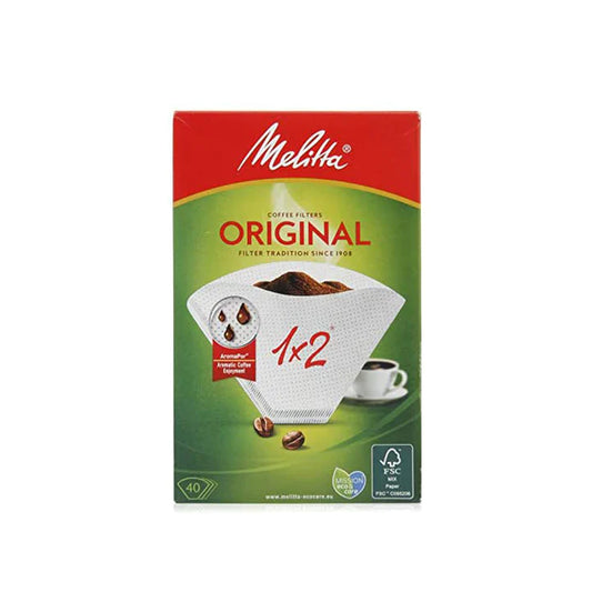 Melitta Original 1x2 White Coffee Filters