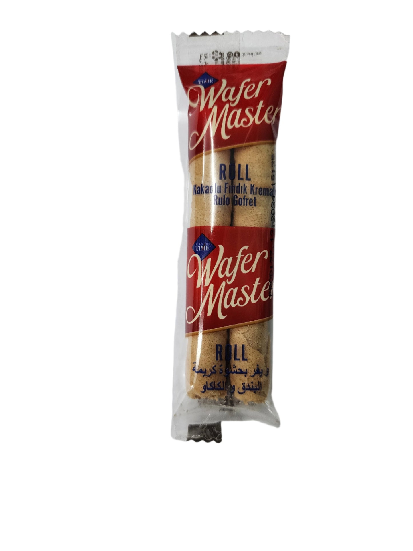 Cizmeci Time Wafer Master Hazelnut Cream Rolls 10g