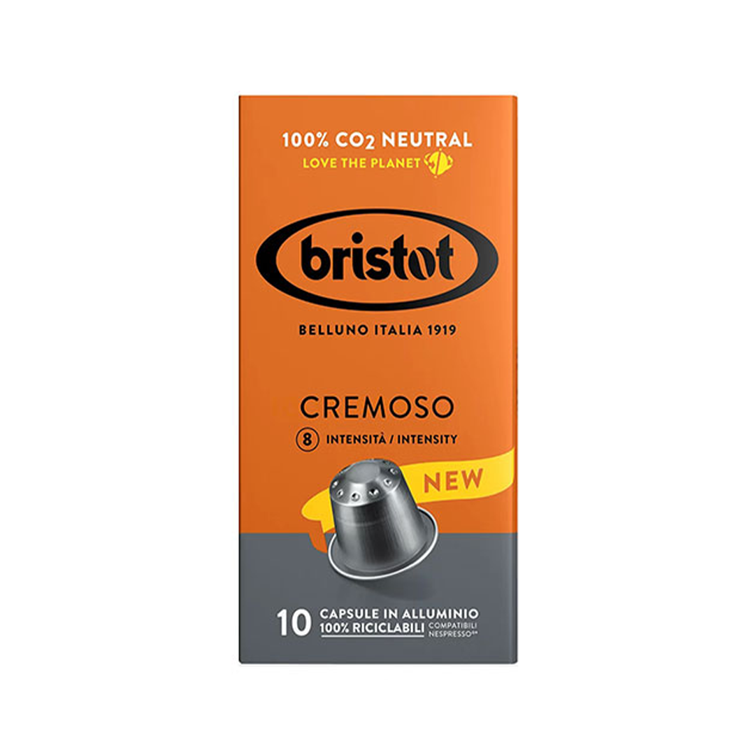 Bristot Cremoso Coffee Capsules Nespresso compatible