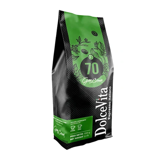 Dolce Vita Gran Crema 70% Arabica Coffee Beans - 1Kg