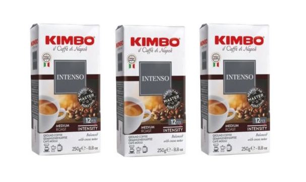 Kimbo Intenso Ground Coffee 250g- 3 packs