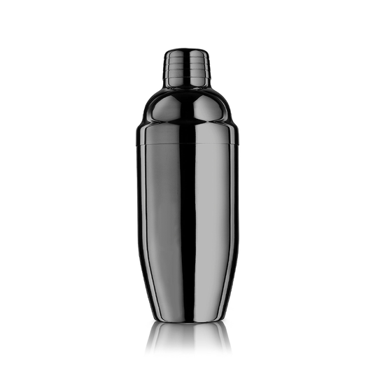 Stainless Steel Cocktail Shaker - Black Chrome