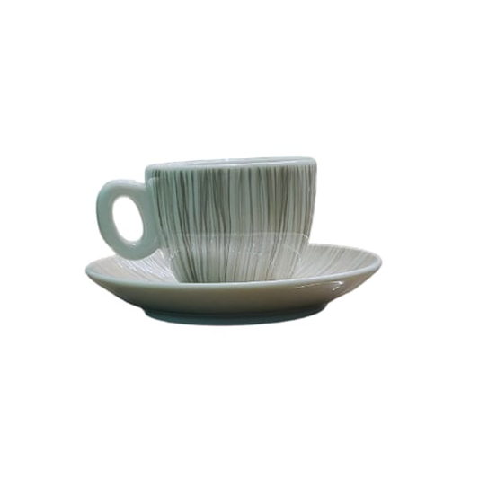 Porcelain Luna Ivory Coffee Cup