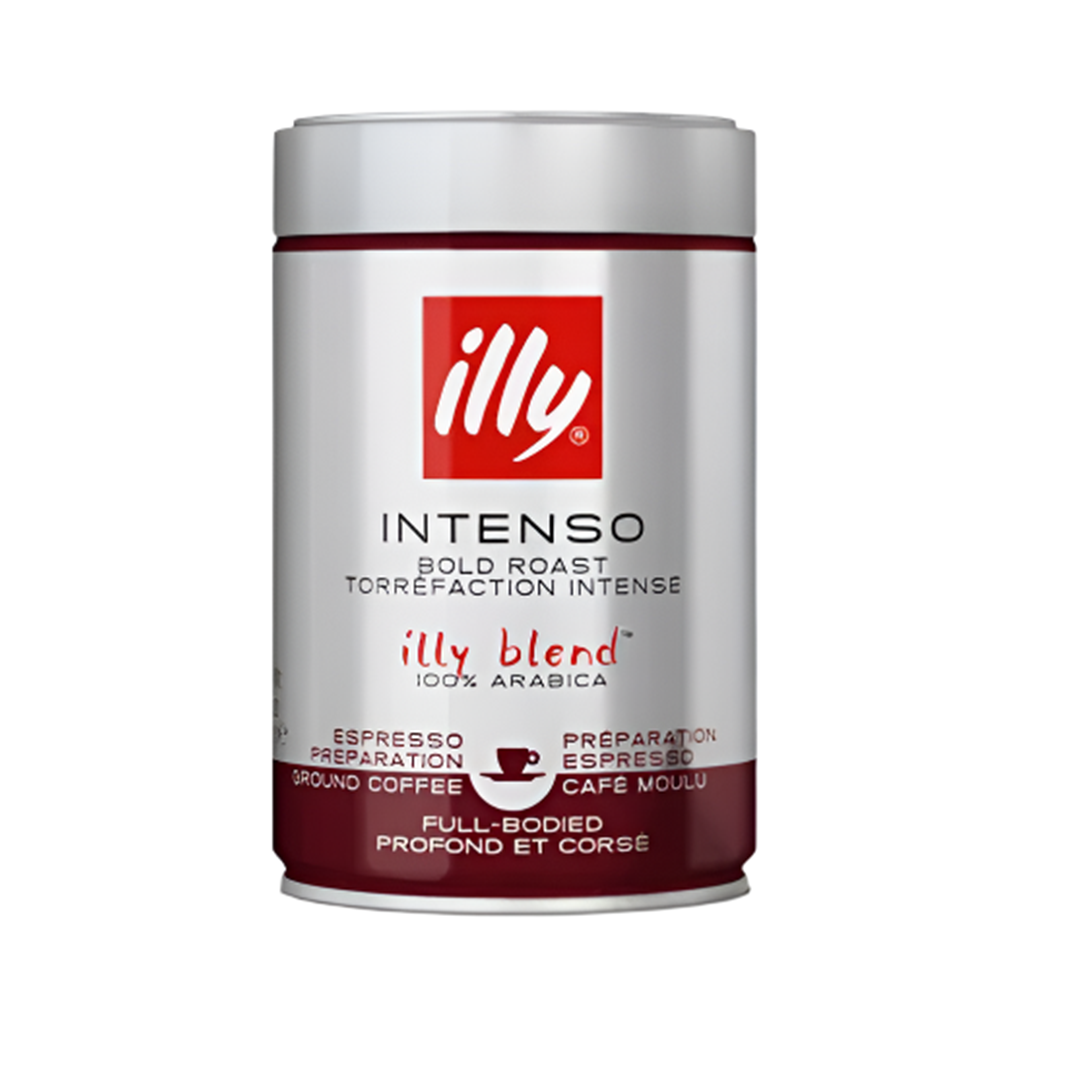 illy Intenso Bold Roast Ground Coffee 250g-100% Arabica