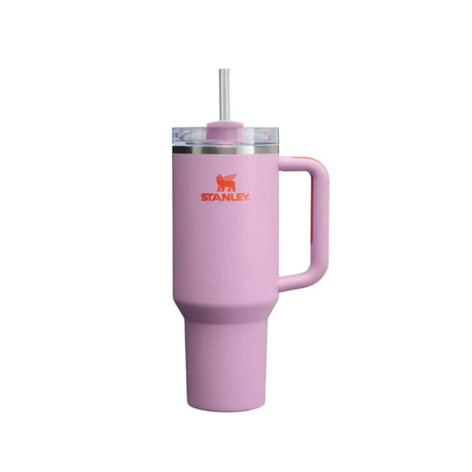 Stanley Quencher H2.0 Tumbler with Handle & Straw 30 oz -0.88L (Pink)