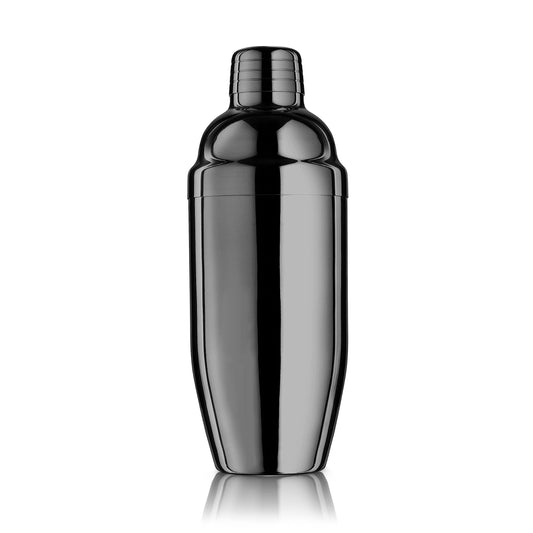 Stainless Steel Cocktail Shaker - Black Chrome