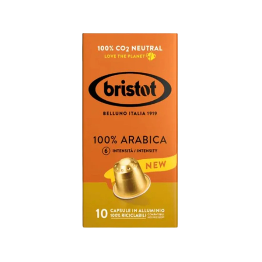 Bristot 100% Arabica Coffee Capsules Nespresso compatible