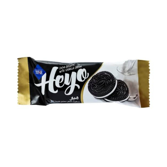 Cizmeci Time Heyo Cocoa Biscuits with Vanilla Cream 20g