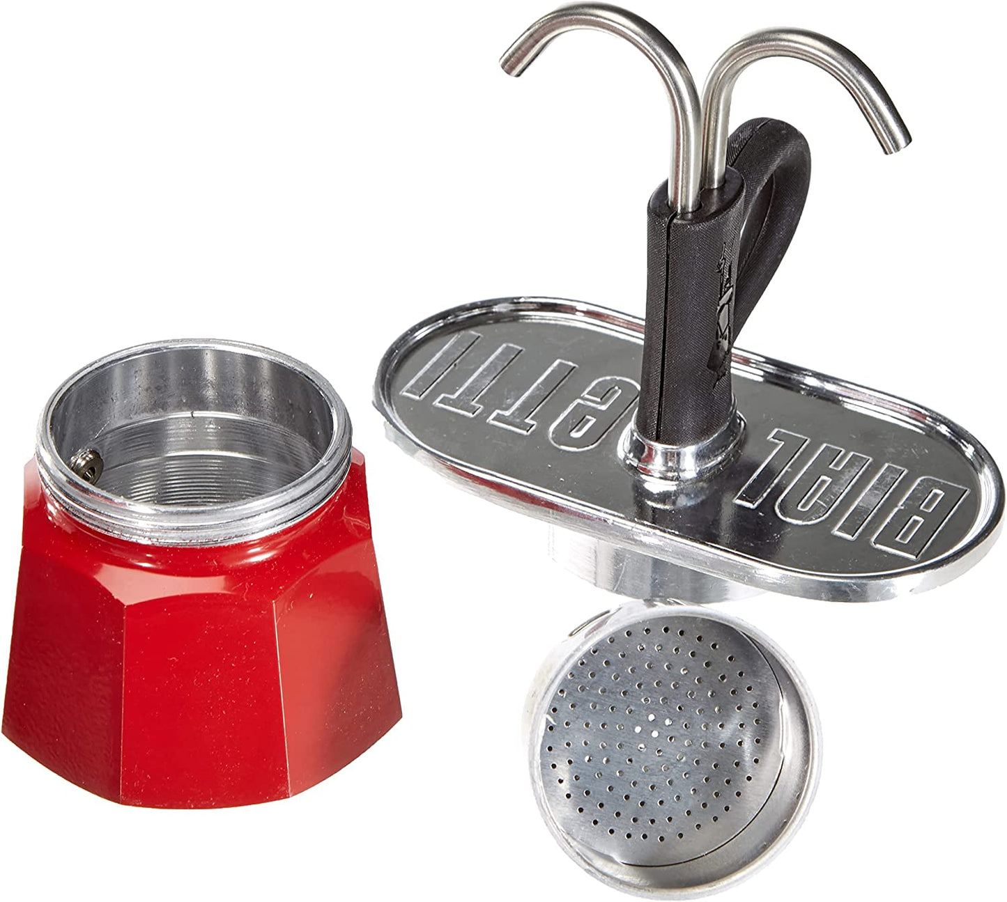 Bialetti Mini 2Cups Espresso Maker-Red