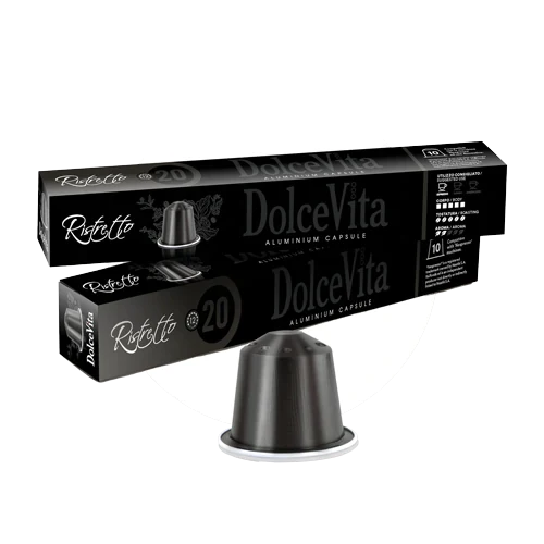 Dolce Vita Ristretto 20 % Arabica - 10 Capsules