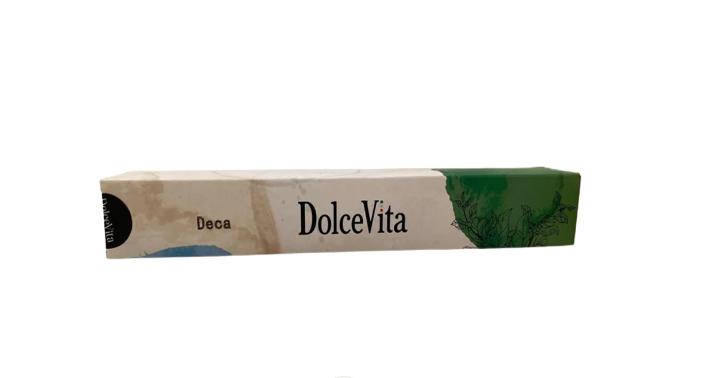 Dolce Vita - Nespresso Compatible - Deca Decaffeinated - 10 Aluminium capsules