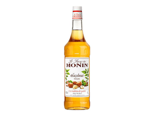 Monin Hazelnut Syrup Glass - 1L