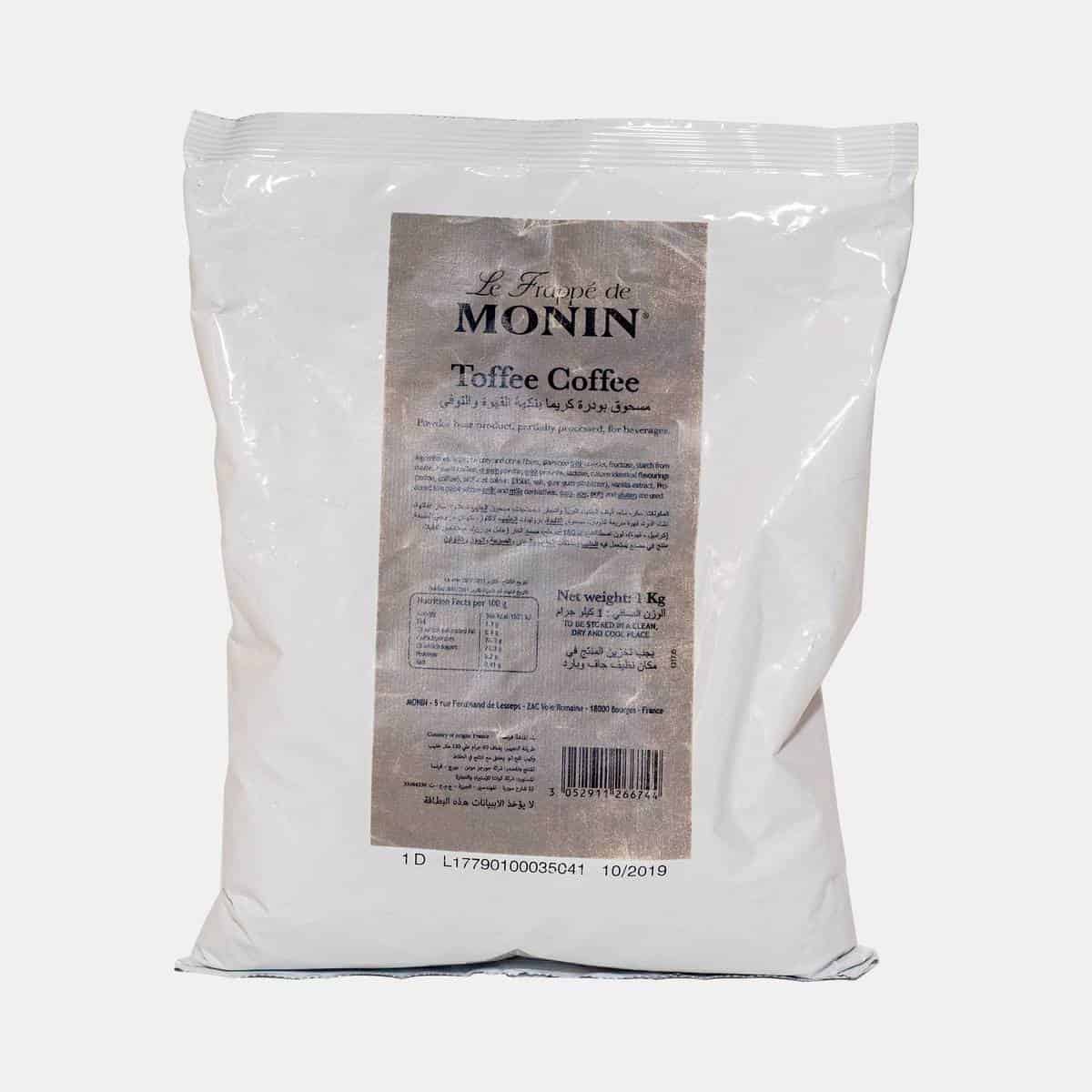Monin Toffee Coffee Frappe 1kg