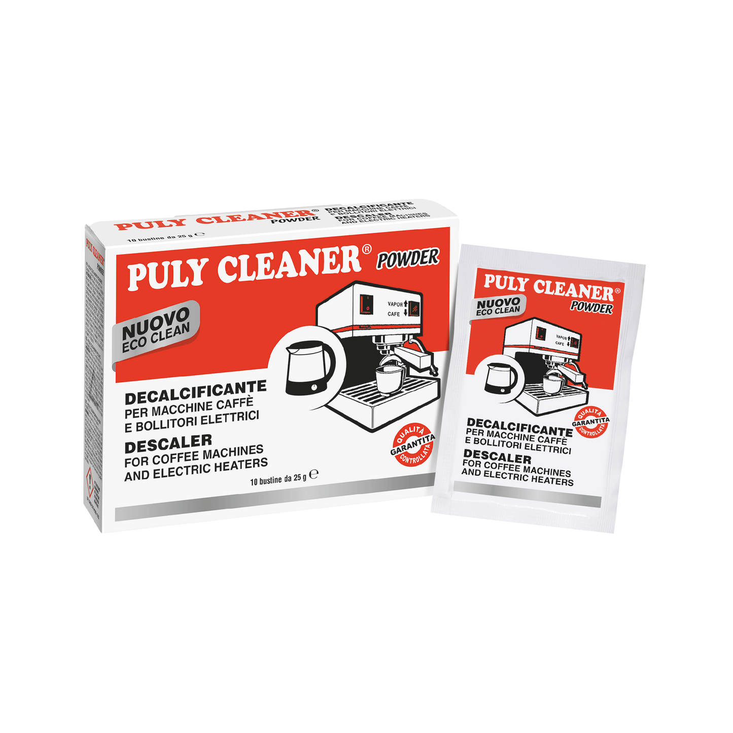 PULY CLEANER 10 Packets HomeCoffee Machines- 25g