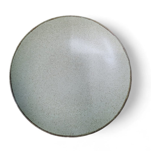 Porcelain Bianca Oblisque Light Plate-25 CM