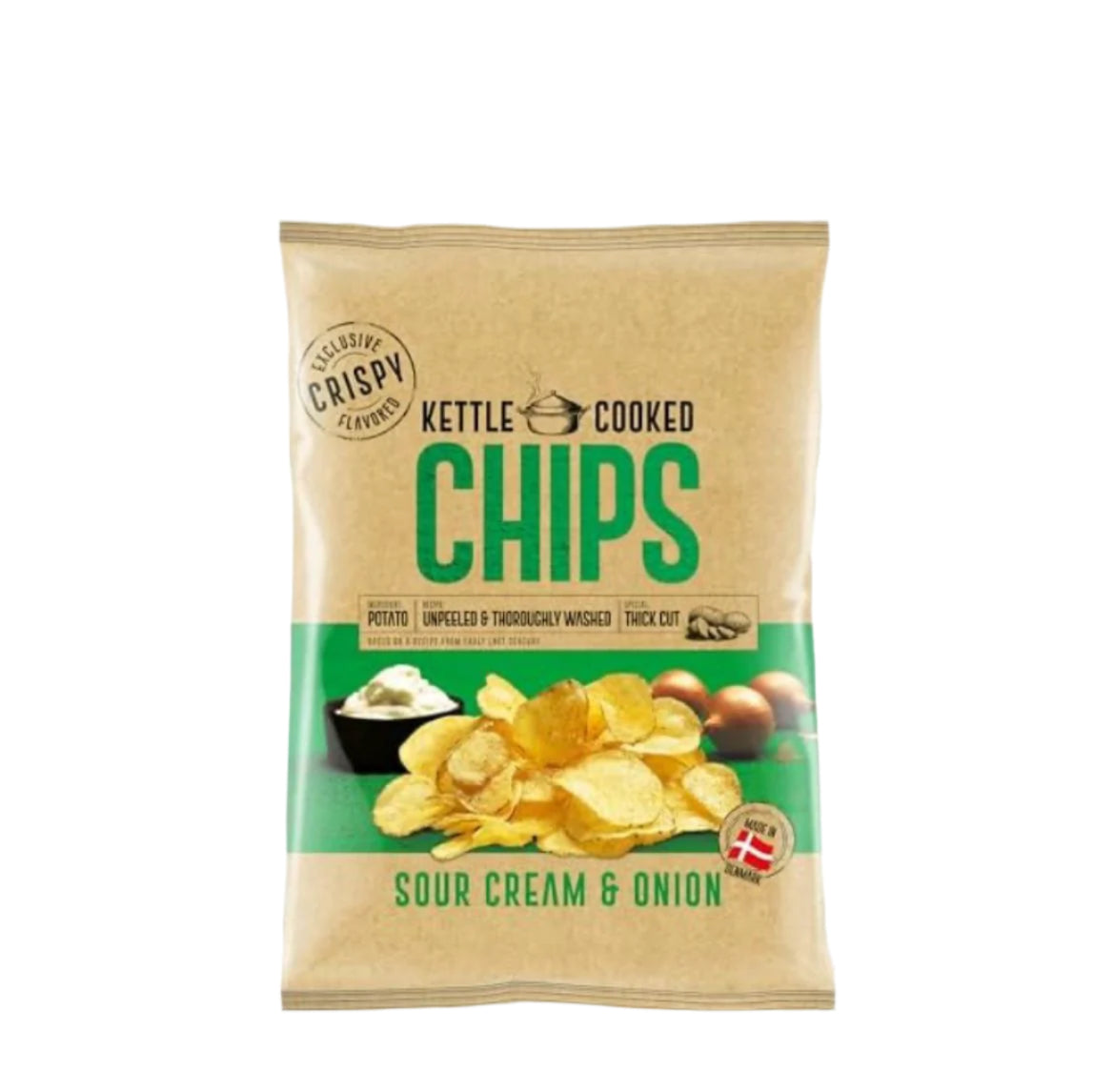 Crispy Kettle Cooked Sour Cream & Onion Chips