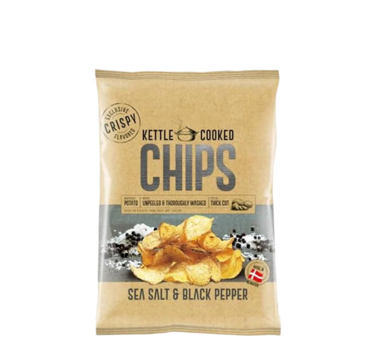 Crispy Kettle Cooked Sea Salt & Black Pepper Chips