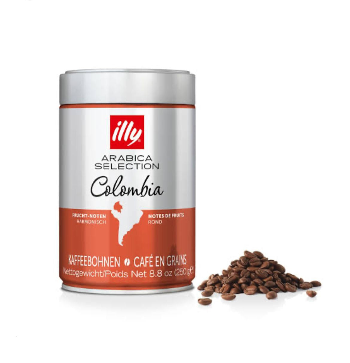 illy Arabica Selection Colombia Whole Coffee Beans 250g