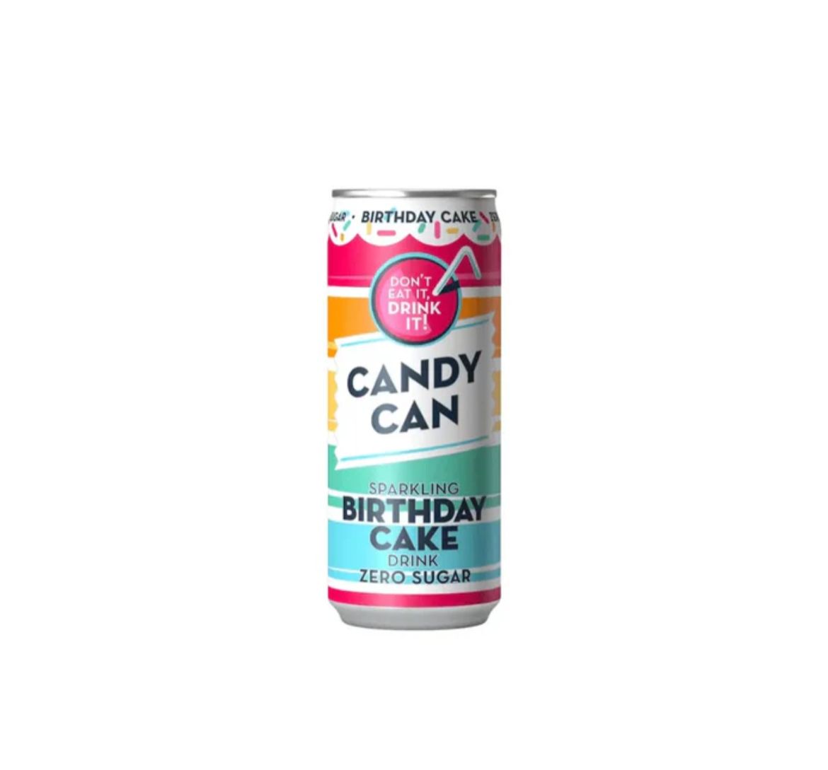 Candy Can Sparkling Birthday Cake Drink 330ml