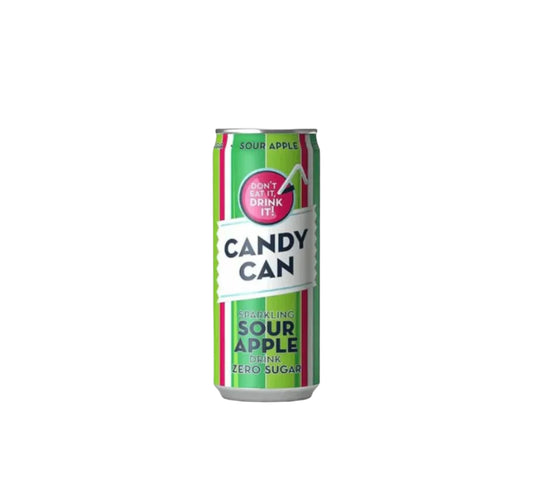 Candy Can Sparkling Sour Apple Drink 330ml