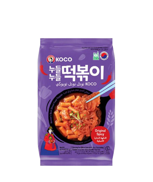 Koco Toppoki Noodle Original Spicy Flavor 236g