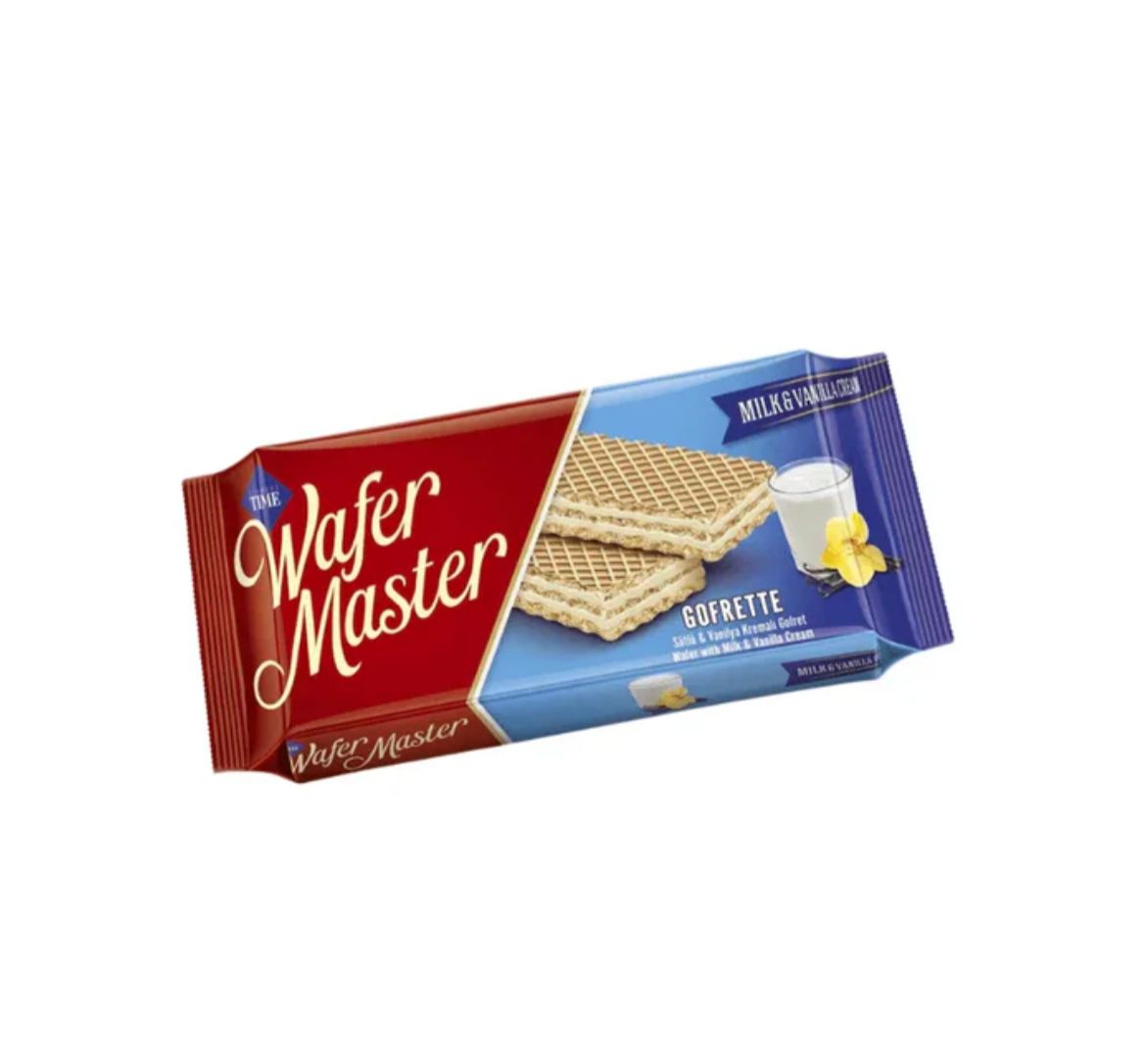 Cizmeci Time Wafer Master Gofrette Milk&Vanilla Cream 35g