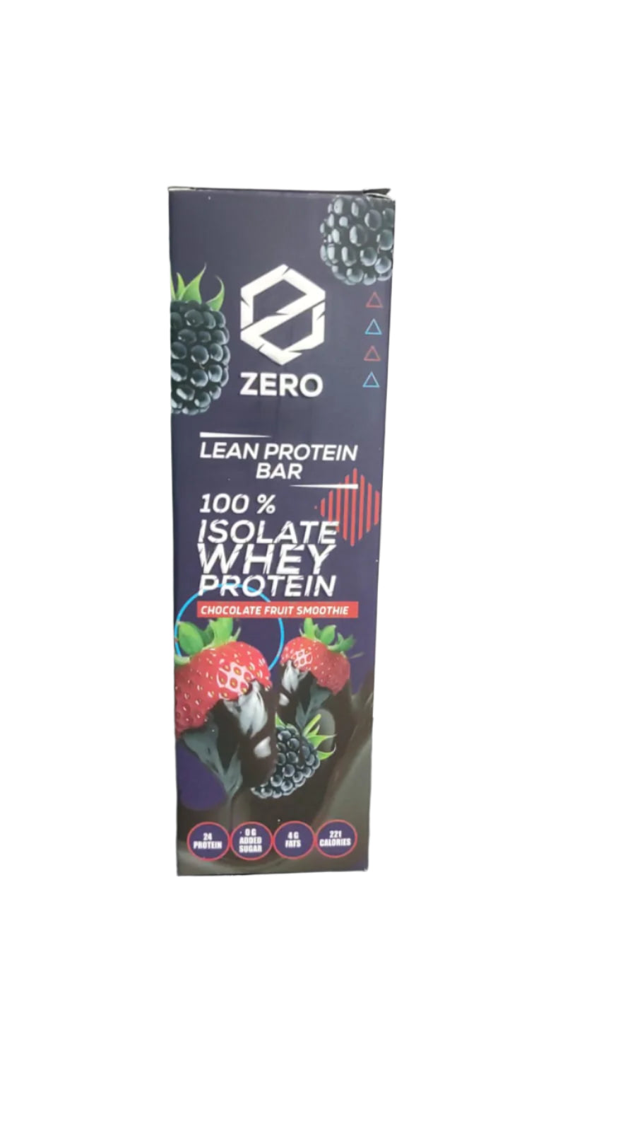 Zero Chocolate Fruit Smoothie Bar 24g Protein 70g