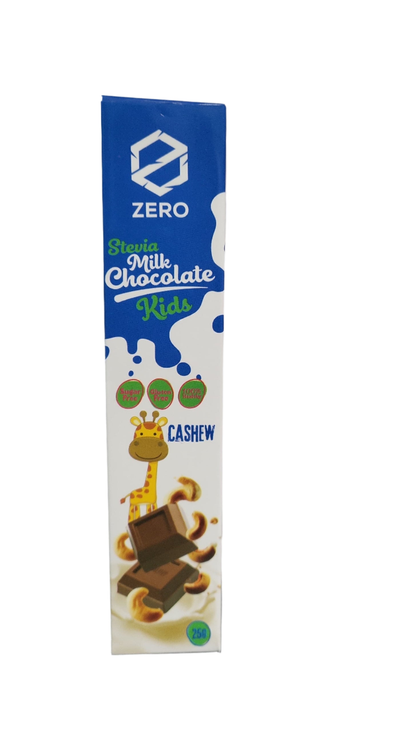Zero Kids Stevia Dark Chocolate With Cashew 25g