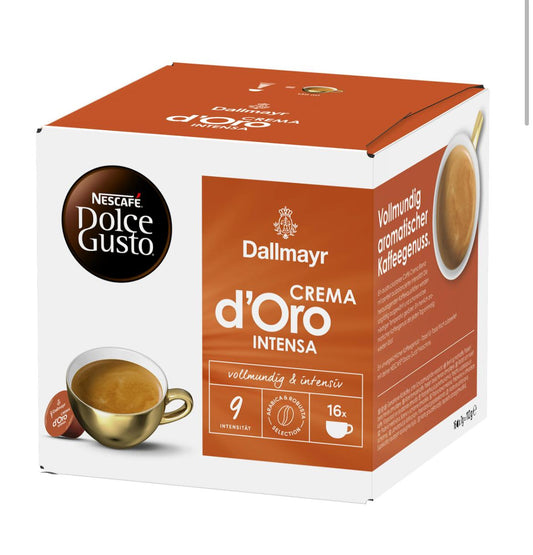 Nescafe Dolce Gusto Dallmayr Crema d'Oro Intensa  16 Capsules