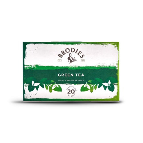 BRODIES Green Tea 20 Tea Envelope