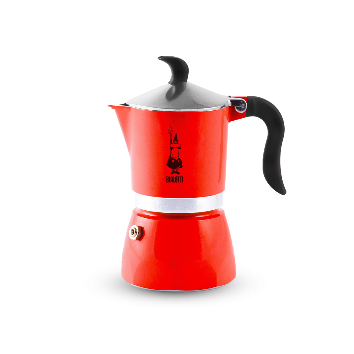 Bialetti Moka Pot 3 Cups Espresso maker - Fiammetta Red