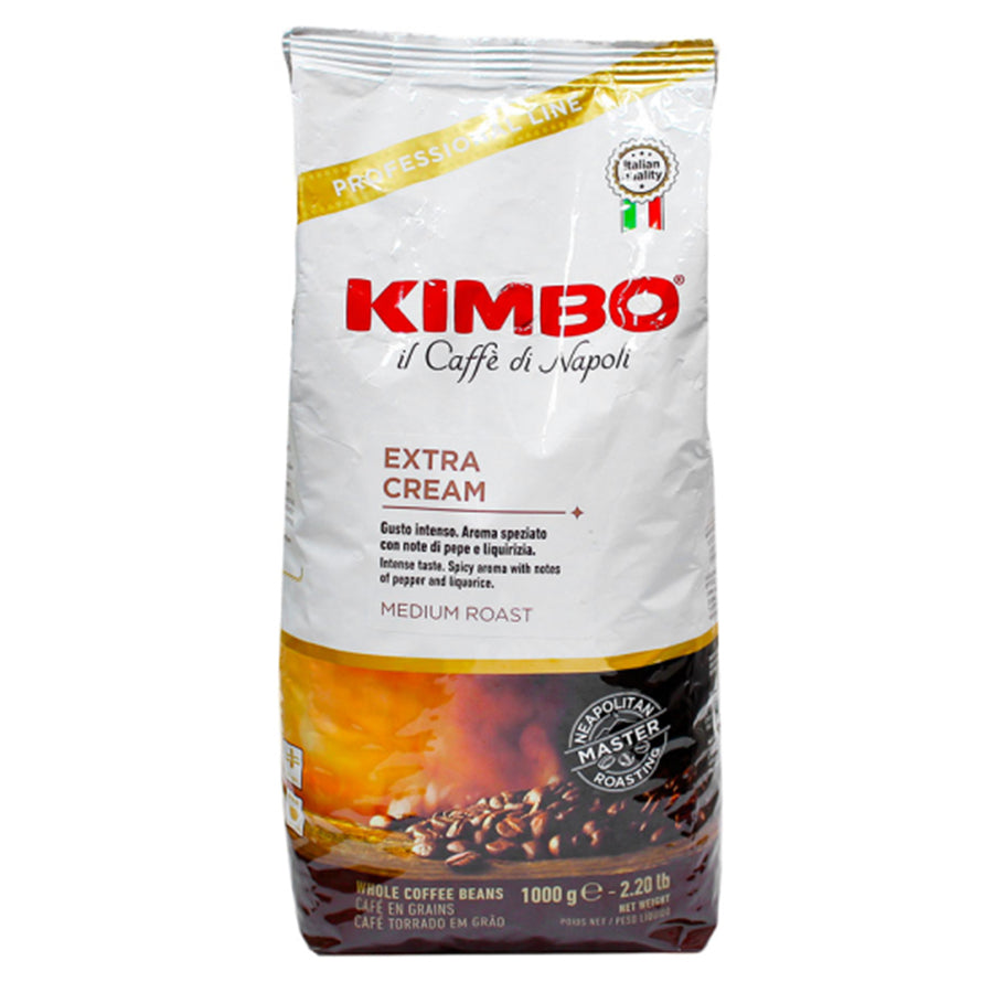 Kimbo Extra Espresso Cream Medium Roast Coffee Beans