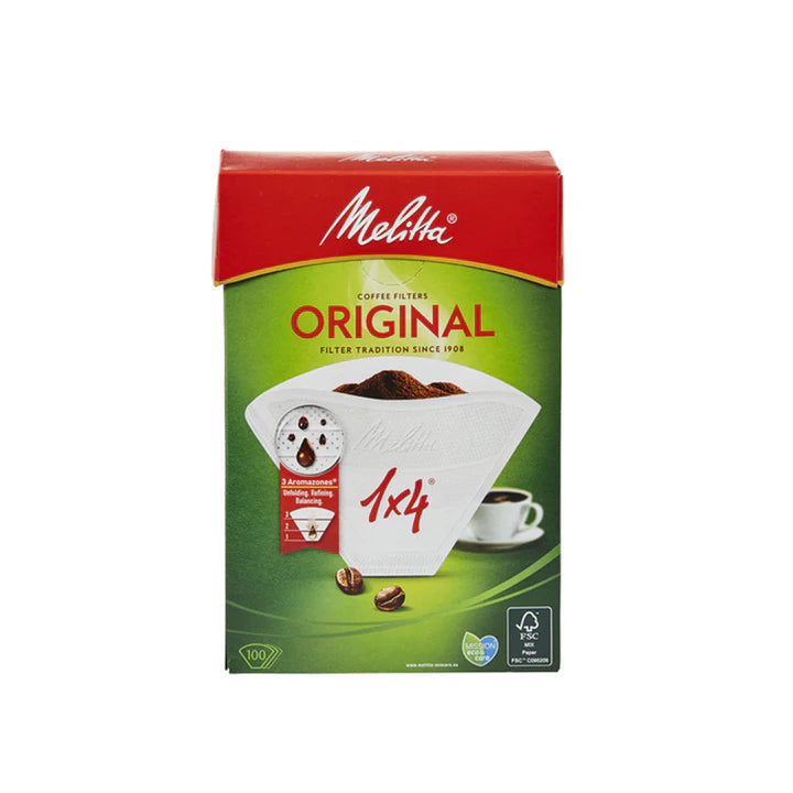 Melitta Original 1x4 White Coffee Filters