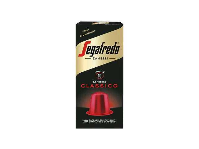 Segafredo Classico Aluminum Coffee Capsules - 10 Capsules