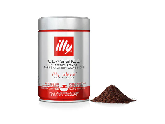 illy Classico Classic Roast Ground Espresso Coffee 250g